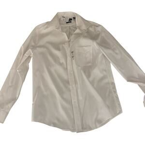 Ralph Lauren Men’s White Button-Down Dress Shirt